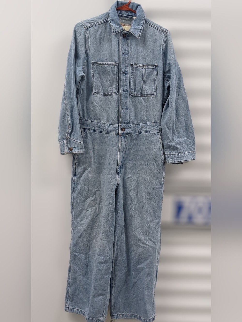 NWT Levi's Small Blue Denim Jumpsuit